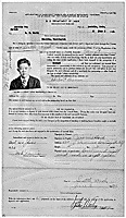Application for preinvestigation of status in order that James Wong Howe might leave the United States and be eligible for return