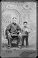 Photograph of Chun Jan Yut with His Father Chun Duck Chin