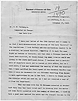 Letter from the Buffalo, New York of Chinese Inspector to the New York City Inspector in Charge clarifying the deffinition of a district and discussing "Kid" West, who smuggled Chinese into the U.S