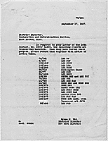 Letter transmitting files from the District Director of INS in New York City to the District Director at East Boston, Mass