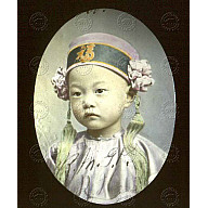 Official photo of Chinese child, possibly approved for immigration at Angel Island<br/>